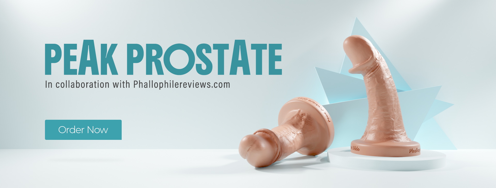 New! Peak Prostate Dildo. A Dildo Designed Especially for Prostate Stimulation.