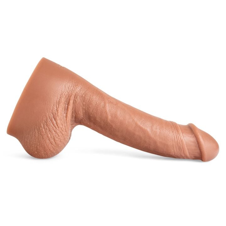 Side view of the Perfect Penis Dildo, highlighting its AI-designed ergonomic curve and balanced proportions.
