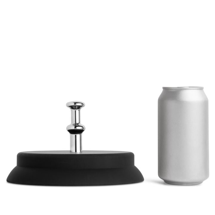 7-inch heavy-duty suction cup base for oversized dildos, reinforced sex toy mount with aluminum prong, Vac-U-Hole compatible, designed for secure hands-free use on smooth surfaces like tile, glass, and acrylic, ideal for extreme-size and monster fantasy t