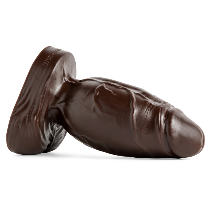 hankeys-toys-atlas-butt-plug-fantasy-deep-brown-side-profile-view-primary-thumbnail