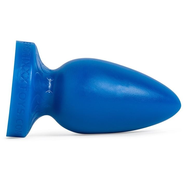 hankeys-toys-butt-plug-uv-electric-blue-fantasy-side-view