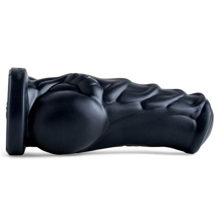 Solatok fantasy dildo displayed horizontally, showing prominent knot and dramatic width designed for intense monster fantasy play.