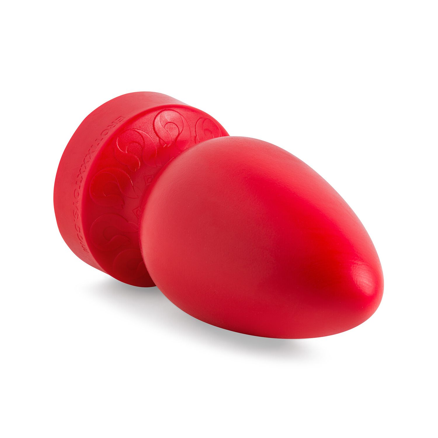 flared base anal plug Forto F-31 100% Silicone Butt Plug with Flared Base Red