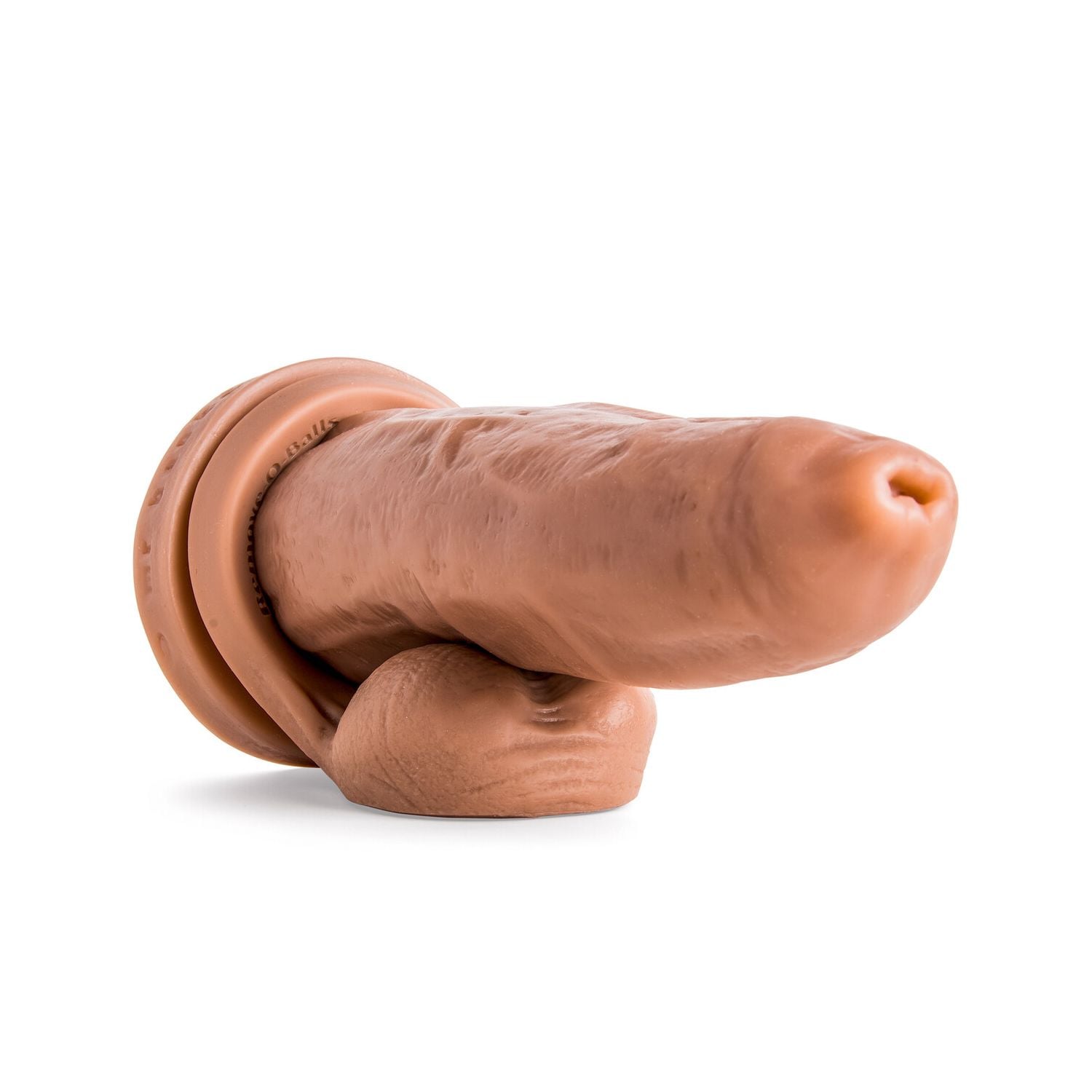 Lifelike Can Opener dildo displayed with Remove-O-Balls accessory (sold separately), emphasizing compatibility with collector add-ons.