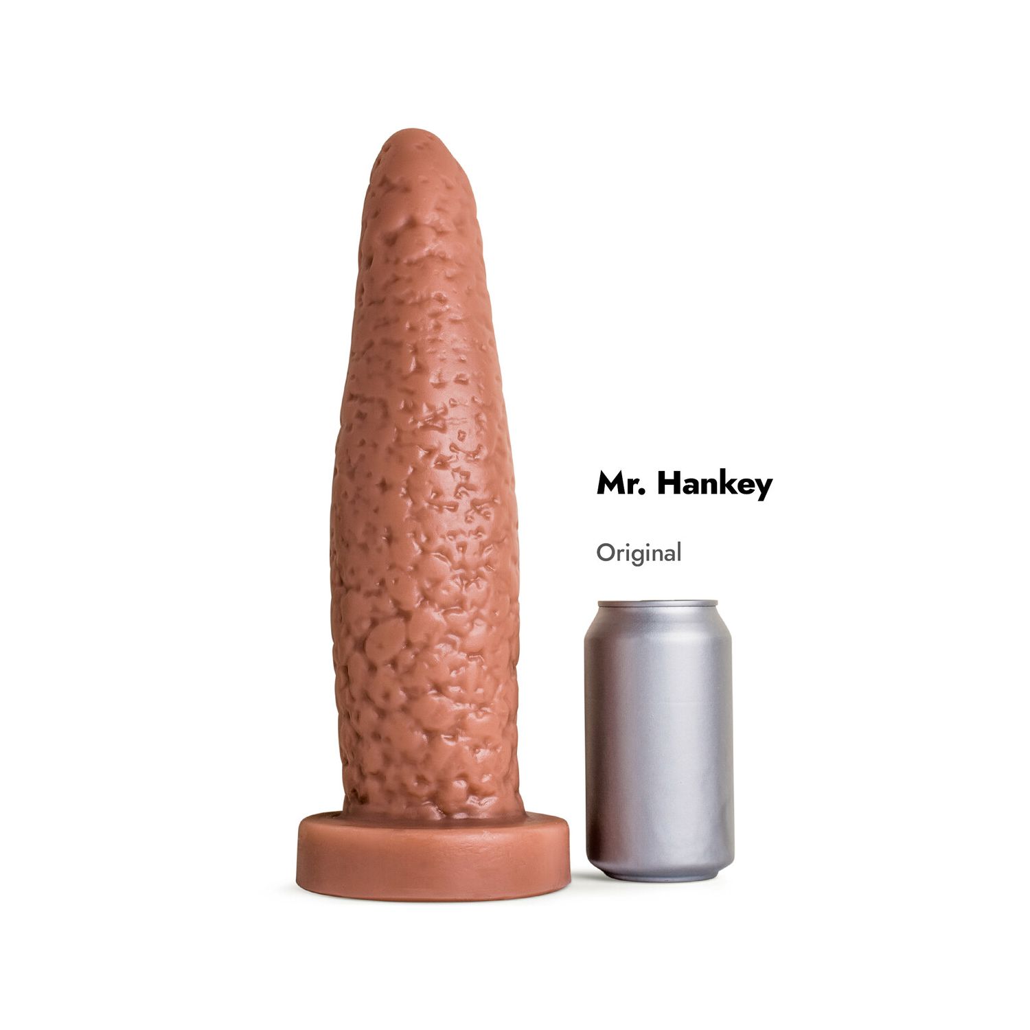 Mr. Hankey Silicone Dildo  Iconic Tapered Design for Advanced Size-Play |  Discreet Shipping