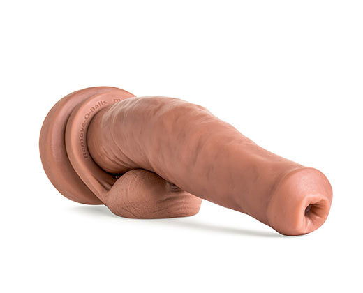 Close-up of the Snorkel Dildo's shaft, focusing on the premium platinum-cured silicone texture for body-safe, hypoallergenic play.